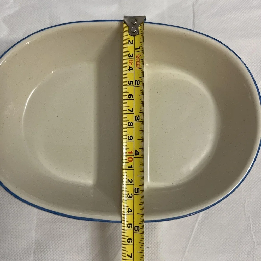Vintage 80s 90s Divided Geese Split Baking Dish Country Collection CollectorRare